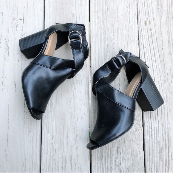 Apt. 9 Open Toe Heeled Boot - Picture 1 of 6